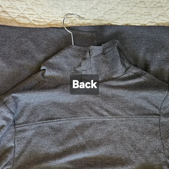 CaBi Gray Long Trench Style Ponte Knit Coat with Classic Professional LG NWOT - Picture 7 of 10